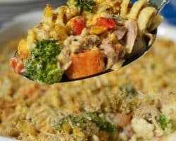 Gratin de Thon aux Brocolis et Chou-fleur