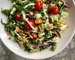 Coleslaw aux Cacahuètes et Citron Vert