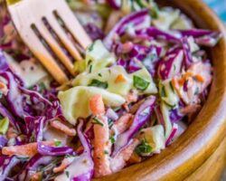 Coleslaw avec des Topinambours