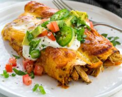 Enchiladas au Poulet et Jalapeño