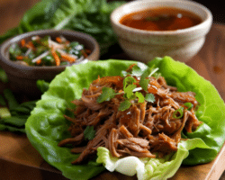 Wraps Délicieux au Porc Effiloché