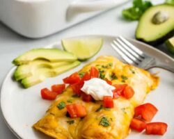 Enchiladas au Poulet, Citron Vert et Miel