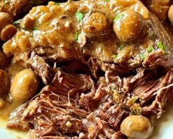 Rôti de Bœuf aux Champignons au Cuiseur Lent
