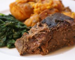 Rôti de Paleron aux Herbes avec Chou Vert