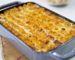 Gratin de Tater Tots au Poulet Pot