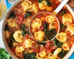 Recette de Pot-au-feu copieux aux tortellini