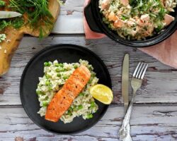 Délice de Risotto au Saumon Fumé