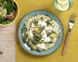 Risotto Crémeux aux Asperges et Épinards