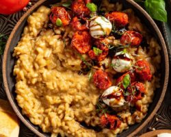 Risotto Tomate et Mozzarella