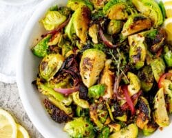 Choux de Bruxelles au Citron et Thym