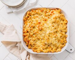 Gratin de Macaroni au Bœuf et au Fromage
