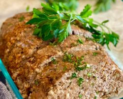 Pain de Viande à la Dinde Infusé au Bleu