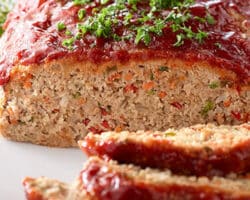 Pain de Viande Savoureux à la Dinde et aux Poireaux